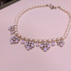 Loft Peral and Pink Jewel Necklace